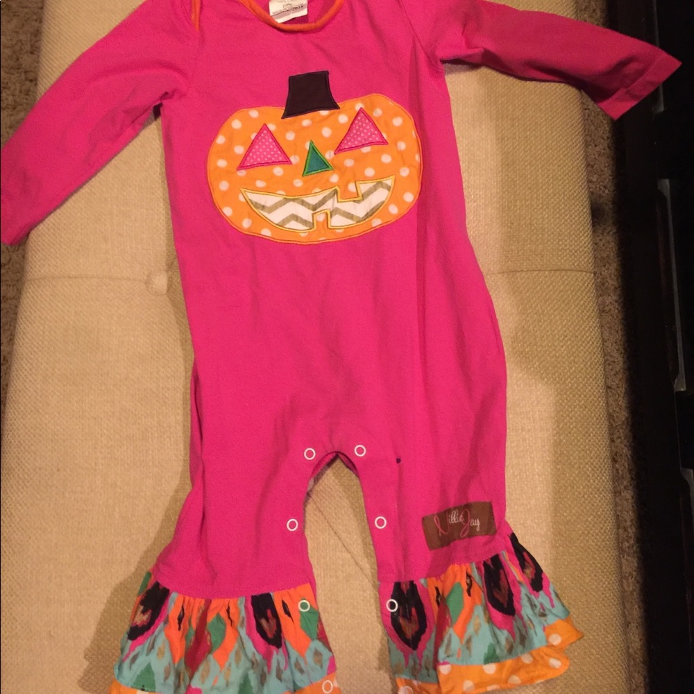 Millie Jay Pumpkin Romper
